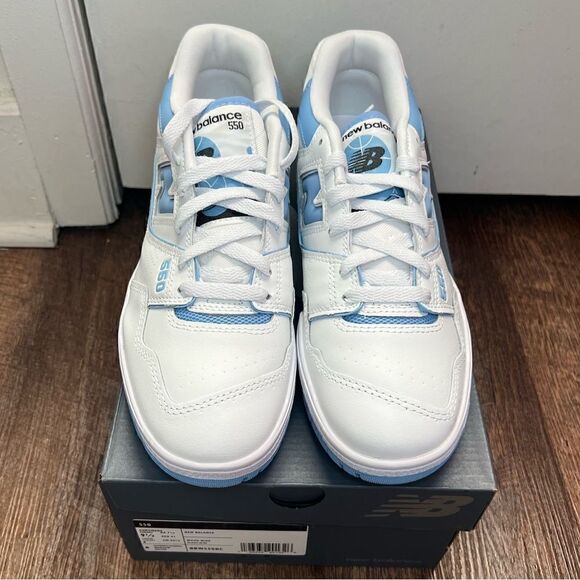 New Balance 550 "White/University Blue" Women's Sneakers Size 9.5 - Picture 2 of 9